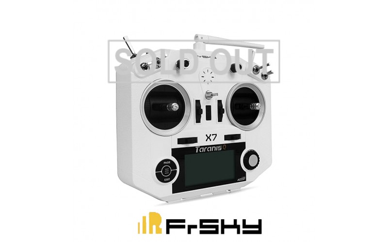 FrSky Taranis Q X7 2.4G RC Remote Control Transmitter Mode 2 White
